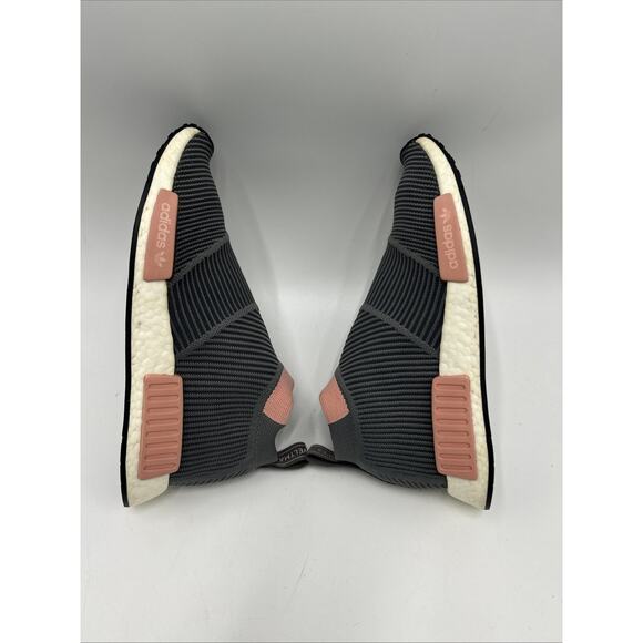 adidas NMD CS1 Primeknit Grey Trace Pink Women’s Size 8.5 Athletic Shoes - Picture 5 of 8